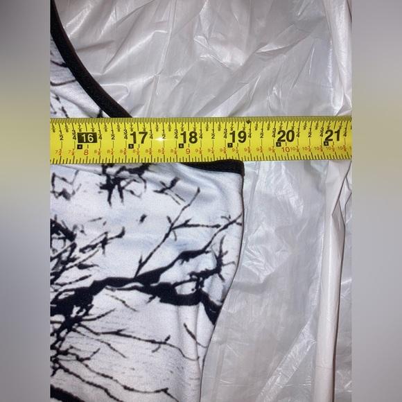 Misslook SKULL and Raven Black and white Tank top midi length dress plus size 3X - Picture 16 of 16